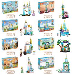 FORANGE FC3828 3828 non  KẾT HỢP ĐA DẠNG ROYAL FANTASY CASTLE 8 bộ đồ chơi xếp lắp ráp ghép mô hình Girl Con Gái 782 khối