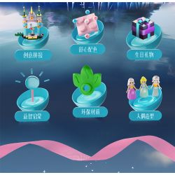 FORANGE FC3828 3828 non  KẾT HỢP ĐA DẠNG ROYAL FANTASY CASTLE 8 bộ đồ chơi xếp lắp ráp ghép mô hình Girl Con Gái 782 khối