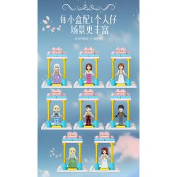 FORANGE FC3828 3828 non  KẾT HỢP ĐA DẠNG ROYAL FANTASY CASTLE 8 bộ đồ chơi xếp lắp ráp ghép mô hình Girl Con Gái 782 khối