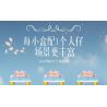 FORANGE FC3828 3828 non  KẾT HỢP ĐA DẠNG ROYAL FANTASY CASTLE 8 bộ đồ chơi xếp lắp ráp ghép mô hình Girl Con Gái 782 khối