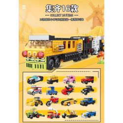 WOMA C0328 0328 non  TÀU THÀNH PHỐ 16 TỔ HỢP bộ đồ chơi xếp lắp ráp ghép mô hình Creator URBAN TRAIN Sáng Tạo 710 khối