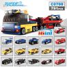 WOMA C0700 0700 non  XE VẬN CHUYỂN SƠ MI RƠ MOÓC 16 TỔ HỢP bộ đồ chơi xếp lắp ráp ghép mô hình Racers SUPER THUNDERING Đua Tốc Độ 791 khối