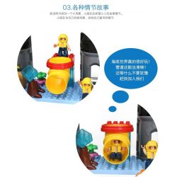 HYSTOYS HONGYUANSHENG AOLEDUOTOYS HG-1450 1450 HG1450 Xếp hình kiểu    Arctic Lâu đài Thủy Cung 41 khối