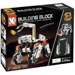 KAIYU KEEYEE WORLD K96136 96136 non  THE WANDERING EARTH 2 BENBEN CHÚ CHÓ ROBOT CHIẾN ĐẤU CÓ THỂ THAY ĐỔI bộ đồ chơi xếp lắp ráp ghép mô hình SCIENCE ROBOTIC DOG Lưu Lạc Địa Cầu 730 khối