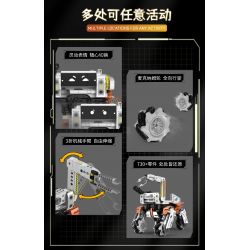 KAIYU KEEYEE WORLD K96136 96136 non  THE WANDERING EARTH 2 BENBEN CHÚ CHÓ ROBOT CHIẾN ĐẤU CÓ THỂ THAY ĐỔI bộ đồ chơi xếp lắp ráp ghép mô hình SCIENCE ROBOTIC DOG Lưu Lạc Địa Cầu 730 khối