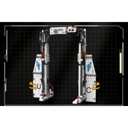 KAIYU KEEYEE WORLD K96136 96136 non  THE WANDERING EARTH 2 BENBEN CHÚ CHÓ ROBOT CHIẾN ĐẤU CÓ THỂ THAY ĐỔI bộ đồ chơi xếp lắp ráp ghép mô hình SCIENCE ROBOTIC DOG Lưu Lạc Địa Cầu 730 khối