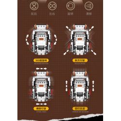 KAIYU KEEYEE WORLD K96136 96136 non  THE WANDERING EARTH 2 BENBEN CHÚ CHÓ ROBOT CHIẾN ĐẤU CÓ THỂ THAY ĐỔI bộ đồ chơi xếp lắp ráp ghép mô hình SCIENCE ROBOTIC DOG Lưu Lạc Địa Cầu 730 khối
