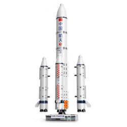 TOP TOY TC1404 1404 non  DỰ ÁN BÌNH MINH TÊN LỬA LONG MARCH 5 bộ đồ chơi xếp lắp ráp ghép mô hình Space CZ-5 Thám Hiểm Không Gian 360 khối