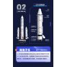TOP TOY TC1404 1404 non  DỰ ÁN BÌNH MINH TÊN LỬA LONG MARCH 5 bộ đồ chơi xếp lắp ráp ghép mô hình Space CZ-5 Thám Hiểm Không Gian 360 khối