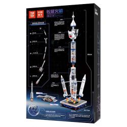 TOP TOY TC1402 1402 non  HÀNG KHÔNG VŨ TRỤ TRUNG QUỐC PHƯƠNG TIỆN PHÓNG LONG MARCH 2F bộ đồ chơi xếp lắp ráp ghép mô hình Space CZ92F Thám Hiểm Không Gian 1200 khối