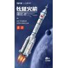 TOP TOY TC1402 1402 non  HÀNG KHÔNG VŨ TRỤ TRUNG QUỐC PHƯƠNG TIỆN PHÓNG LONG MARCH 2F bộ đồ chơi xếp lắp ráp ghép mô hình Space CZ92F Thám Hiểm Không Gian 1200 khối