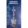 TOP TOY TC1402 1402 non  HÀNG KHÔNG VŨ TRỤ TRUNG QUỐC PHƯƠNG TIỆN PHÓNG LONG MARCH 2F bộ đồ chơi xếp lắp ráp ghép mô hình Space CZ92F Thám Hiểm Không Gian 1200 khối