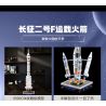TOP TOY TC1402 1402 non  HÀNG KHÔNG VŨ TRỤ TRUNG QUỐC PHƯƠNG TIỆN PHÓNG LONG MARCH 2F bộ đồ chơi xếp lắp ráp ghép mô hình Space CZ92F Thám Hiểm Không Gian 1200 khối