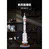 TOP TOY TC1402 1402 non  HÀNG KHÔNG VŨ TRỤ TRUNG QUỐC PHƯƠNG TIỆN PHÓNG LONG MARCH 2F bộ đồ chơi xếp lắp ráp ghép mô hình Space CZ92F Thám Hiểm Không Gian 1200 khối