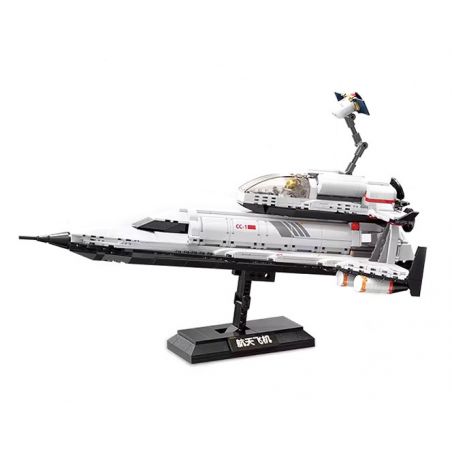 TOP TOY TC1408 1408 non  TÀU CON THOI bộ đồ chơi xếp lắp ráp ghép mô hình Space Thám Hiểm Không Gian 700 khối