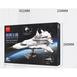 TOP TOY TC1408 1408 non  TÀU CON THOI bộ đồ chơi xếp lắp ráp ghép mô hình Space Thám Hiểm Không Gian 700 khối