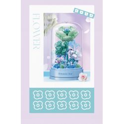 TOP TOY TC1116 1116 non  HỘP NHẠC HOA TÌNH YÊU THỨC TỈNH bộ đồ chơi xếp lắp ráp ghép mô hình Flowers AWAKENING LOVE