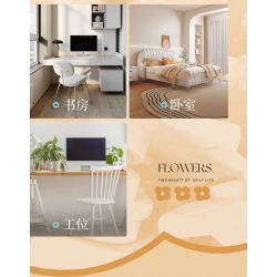 TOP TOY TC1116 1116 non  HỘP NHẠC HOA TÌNH YÊU THỨC TỈNH bộ đồ chơi xếp lắp ráp ghép mô hình Flowers AWAKENING LOVE