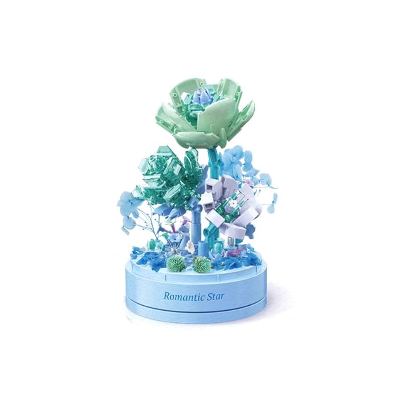 TOP TOY TC1115 1115 non  HỘP NHẠC HOA NHỮNG NGÔI SAO LÃNG MẠN bộ đồ chơi xếp lắp ráp ghép mô hình Flowers ROMANTIC STAR