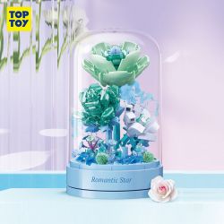 TOP TOY TC1115 1115 non  HỘP NHẠC HOA NHỮNG NGÔI SAO LÃNG MẠN bộ đồ chơi xếp lắp ráp ghép mô hình Flowers ROMANTIC STAR
