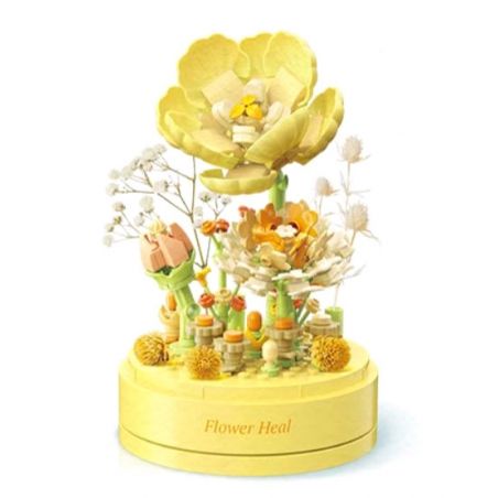 TOP TOY TC1114 1114 non  HỘP NHẠC HOA CHỮA BỆNH LẠ MẮT bộ đồ chơi xếp lắp ráp ghép mô hình Flowers FLOWER HEAL
