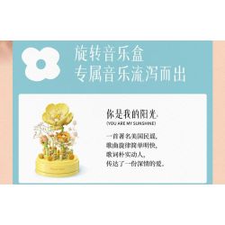 TOP TOY TC1114 1114 non  HỘP NHẠC HOA CHỮA BỆNH LẠ MẮT bộ đồ chơi xếp lắp ráp ghép mô hình Flowers FLOWER HEAL
