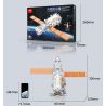 TOP TOY TC1407 1407 non  CABIN LÕI THIÊN HÀ bộ đồ chơi xếp lắp ráp ghép mô hình Space Thám Hiểm Không Gian 896 khối