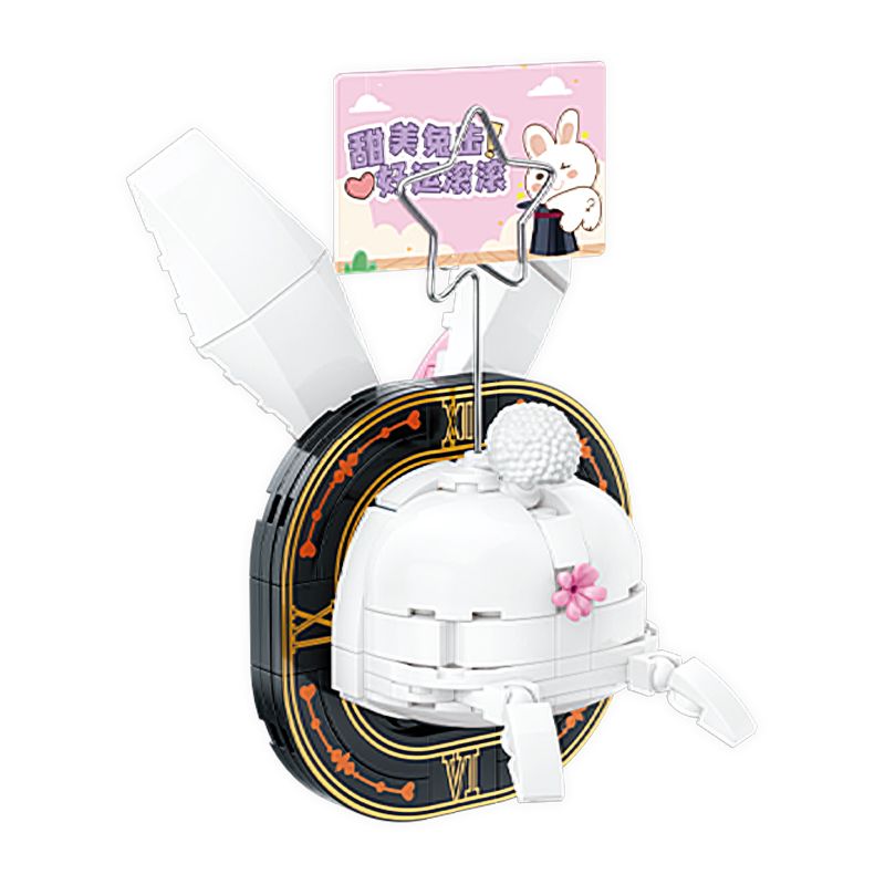 TOP TOY TC1313 1313 non  NGƯỜI GIỮ TỜ GIẤY DỄ THƯƠNG MÔNG THỎ MAY MẮN THUẬT bộ đồ chơi xếp lắp ráp ghép mô hình