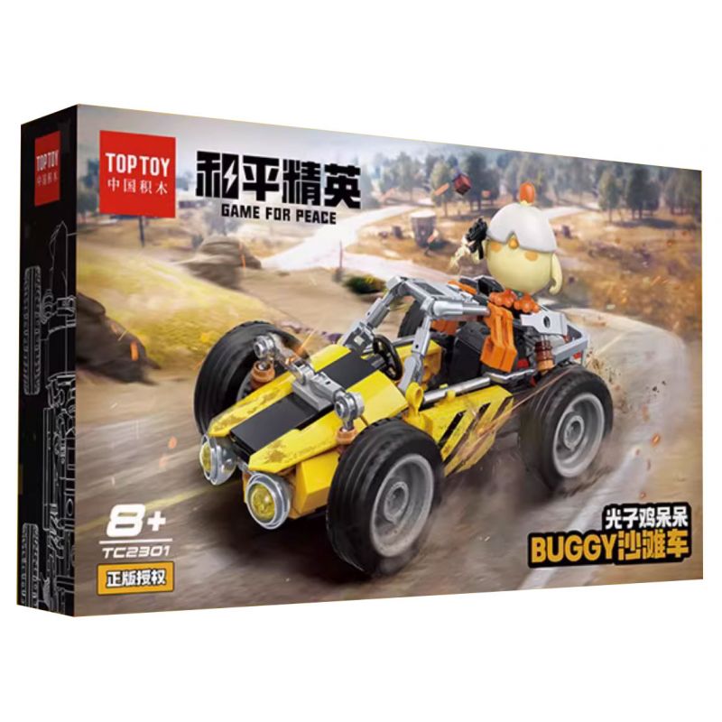 TOP TOY TC2301 2301 non  PEACE ELITE PHOTON CHICKEN BUGGY ATV bộ đồ chơi xếp lắp ráp ghép mô hình Movie & Game Phim Và Trò Chơi