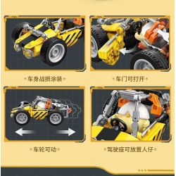 TOP TOY TC2301 2301 non  PEACE ELITE PHOTON CHICKEN BUGGY ATV bộ đồ chơi xếp lắp ráp ghép mô hình Movie & Game Phim Và Trò Chơi