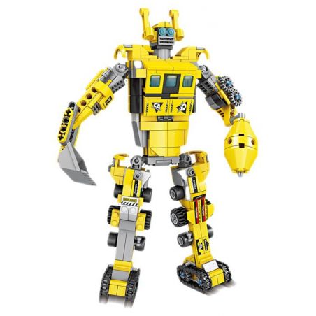 Bozhi 80463 non  KỸ THUẬT ĐÔ THỊ 8 MÔ HÌNH bộ đồ chơi xếp lắp ráp ghép mô hình Creator Sáng Tạo 714 khối