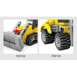 Bozhi 80463 non  KỸ THUẬT ĐÔ THỊ 8 MÔ HÌNH bộ đồ chơi xếp lắp ráp ghép mô hình Creator Sáng Tạo 714 khối