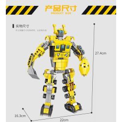 Bozhi 80463 non  KỸ THUẬT ĐÔ THỊ 8 MÔ HÌNH bộ đồ chơi xếp lắp ráp ghép mô hình Creator Sáng Tạo 714 khối