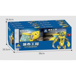 Bozhi 80463 non  KỸ THUẬT ĐÔ THỊ 8 MÔ HÌNH bộ đồ chơi xếp lắp ráp ghép mô hình Creator Sáng Tạo 714 khối