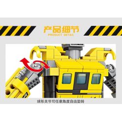 Bozhi 80463 non  KỸ THUẬT ĐÔ THỊ 8 MÔ HÌNH bộ đồ chơi xếp lắp ráp ghép mô hình Creator Sáng Tạo 714 khối