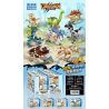 ZHEGAO QL1745 1745 non  MÔ HÌNH KHỦNG LONG CHIẾN 8 bộ đồ chơi xếp lắp ráp ghép mô hình DINOSAUR