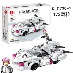 ZHEGAO QL0739 0739 non  FLYING SPUR RACING 4 MẪU XE bộ đồ chơi xếp lắp ráp ghép mô hình Racers Đua Tốc Độ 681 khối