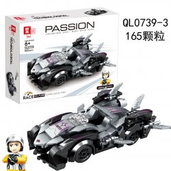 ZHEGAO QL0739 0739 non  FLYING SPUR RACING 4 MẪU XE bộ đồ chơi xếp lắp ráp ghép mô hình Racers Đua Tốc Độ 681 khối