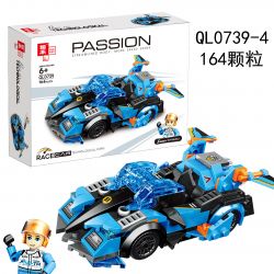 ZHEGAO QL0739 0739 non  FLYING SPUR RACING 4 MẪU XE bộ đồ chơi xếp lắp ráp ghép mô hình Racers Đua Tốc Độ 681 khối