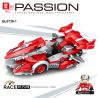 ZHEGAO QL0739 0739 non  FLYING SPUR RACING 4 MẪU XE bộ đồ chơi xếp lắp ráp ghép mô hình Racers Đua Tốc Độ 681 khối
