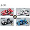 ZHEGAO QL0739 0739 non  FLYING SPUR RACING 4 MẪU XE bộ đồ chơi xếp lắp ráp ghép mô hình Racers Đua Tốc Độ 681 khối