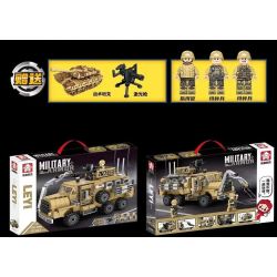 LE YI 81015 non  XE BỌC THÉP COUGAR 6X6 bộ đồ chơi xếp lắp ráp ghép mô hình Military Army Quân Sự Bộ Đội 620 khối