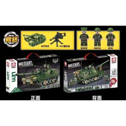 LE YI 81013 non  PHÁO TỰ HÀNH PLZ-05 bộ đồ chơi xếp lắp ráp ghép mô hình Military Army Quân Sự Bộ Đội 625 khối