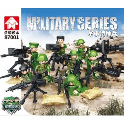 LE YI 87001 non  LỰC LƯỢNG ĐẶC NHIỆM QUÂN SỰ 8 MÔ HÌNH bộ đồ chơi xếp lắp ráp ghép mô hình Military Army Quân Sự Bộ Đội