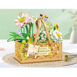 WELEMAGINATION 2076 non  NẮNG HÈ bộ đồ chơi xếp lắp ráp ghép mô hình Flowers Hoa 1168 khối