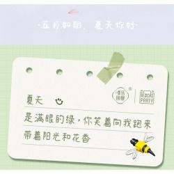 WELEMAGINATION 2076 non  NẮNG HÈ bộ đồ chơi xếp lắp ráp ghép mô hình Flowers Hoa 1168 khối