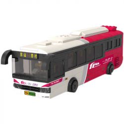 YANGCHENGTONG D09701-2209 2209 D097012209 09701-2209 non  PHƯƠNG TIỆN CÔNG CỘNG QUẢNG CHÂU FAW BUS BI B10 bộ đồ chơi xếp lắp ráp ghép mô hình City Thành Phố 517 khối