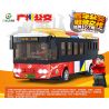 GUANGZHOU PUBLIC TRANSPORT GROUP BB072 non  XE BUÝT QUẢNG CHÂU CỔ ĐIỂN TUYẾN 107 bộ đồ chơi xếp lắp ráp ghép mô hình City Thành Phố 613 khối