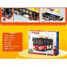 GUANGZHOU PUBLIC TRANSPORT GROUP BB072 non  XE BUÝT QUẢNG CHÂU CỔ ĐIỂN TUYẾN 107 bộ đồ chơi xếp lắp ráp ghép mô hình City Thành Phố 613 khối