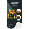 ACCUMULATE CULTURE J602 non  ĐỒNG HỒ BÁO THỨC THÔNG MINH VIBRANT OWL bộ đồ chơi xếp lắp ráp ghép mô hình Gear SMART ALARM CLOCK Đồ Lắp Ghép